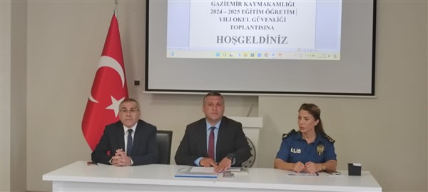 2024-2025 Eğitim Öğretim Yılı Okul Güvenliği ve Bağımlılıkla Mücadele Toplantısı Kaymakamımız Kudret KURNAZ Başkanlığında yapıldı.